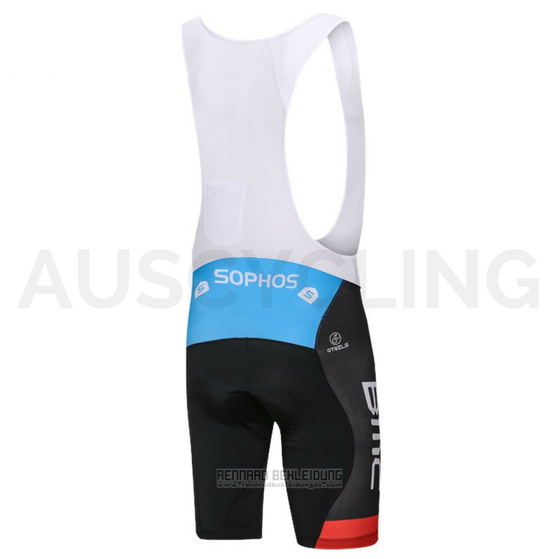 2018 Fahrradbekleidung BMC Shwarz und Rot Trikot Kurzarm und Tragerhose